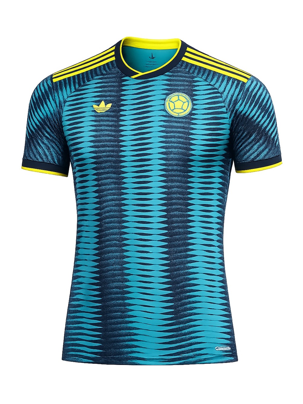 Columbia National Team adidas Men’s Blue & Yellow Performance Away Jersey - 2XL